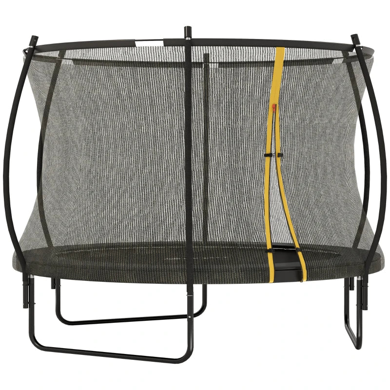 Sportspower Sport-Pro 10ft folding garden trampoline with safety enclosure net for kids outdoor play