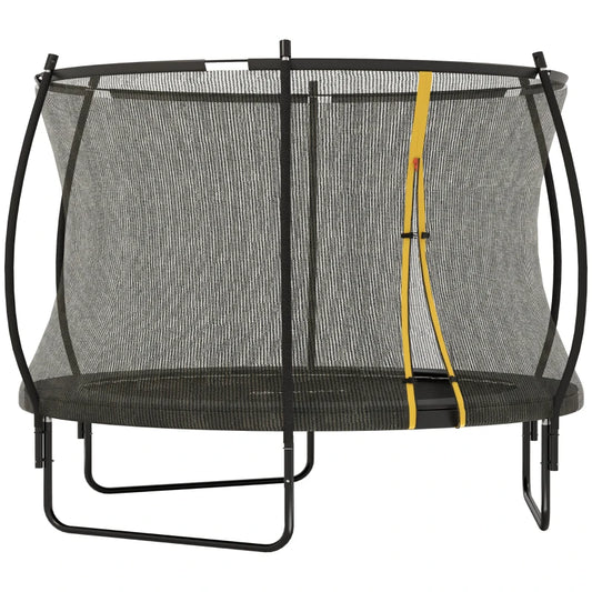 Sportspower Sport-Pro 10ft folding garden trampoline with safety enclosure net for kids outdoor play