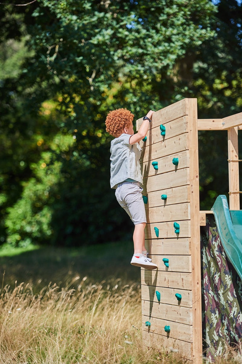 Plum Climbing Cube Wooden Play Centre with Swing Arm
