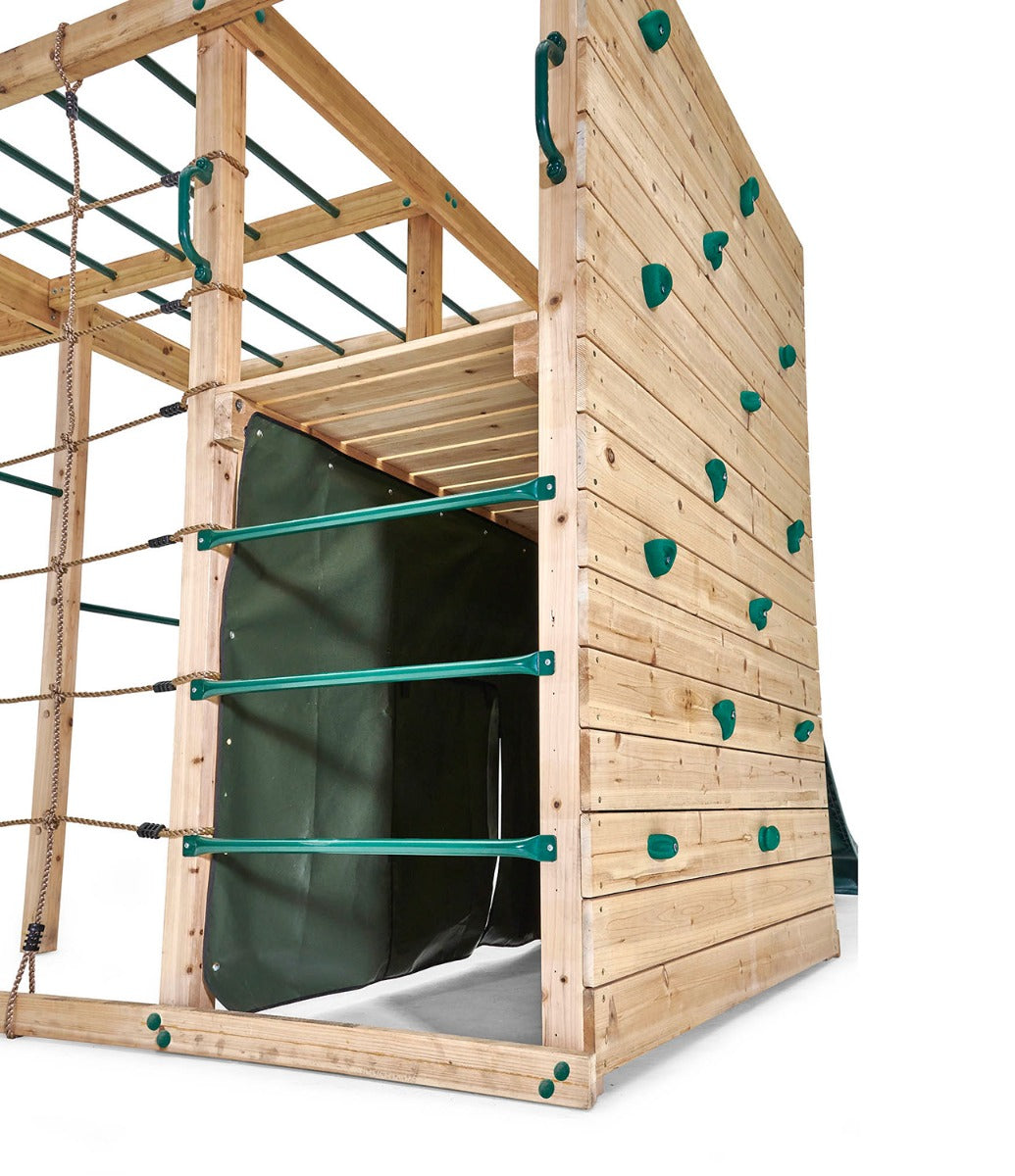 Plum Climbing Cube Wooden Play Centre with Swing Arm