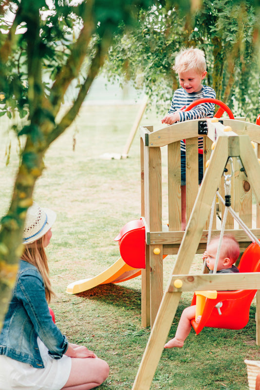 Plum Toddlers Tower Wooden Play Centre