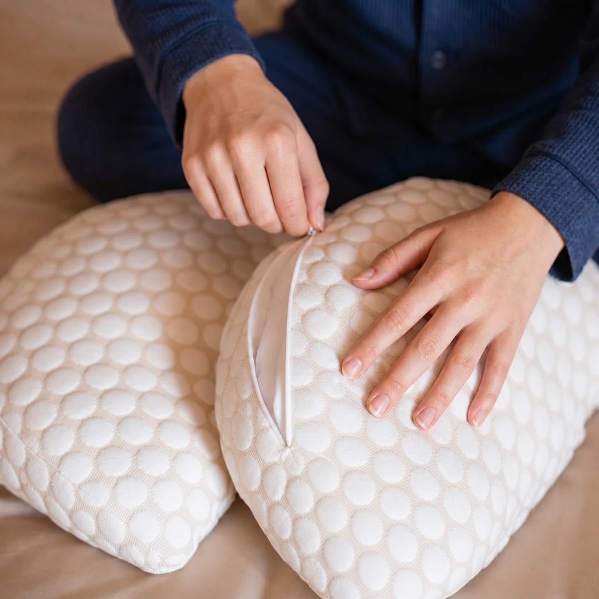 Full Body Pregnancy Support Pillow & Maternity Comfort Bundle for Sleeping and Relaxation