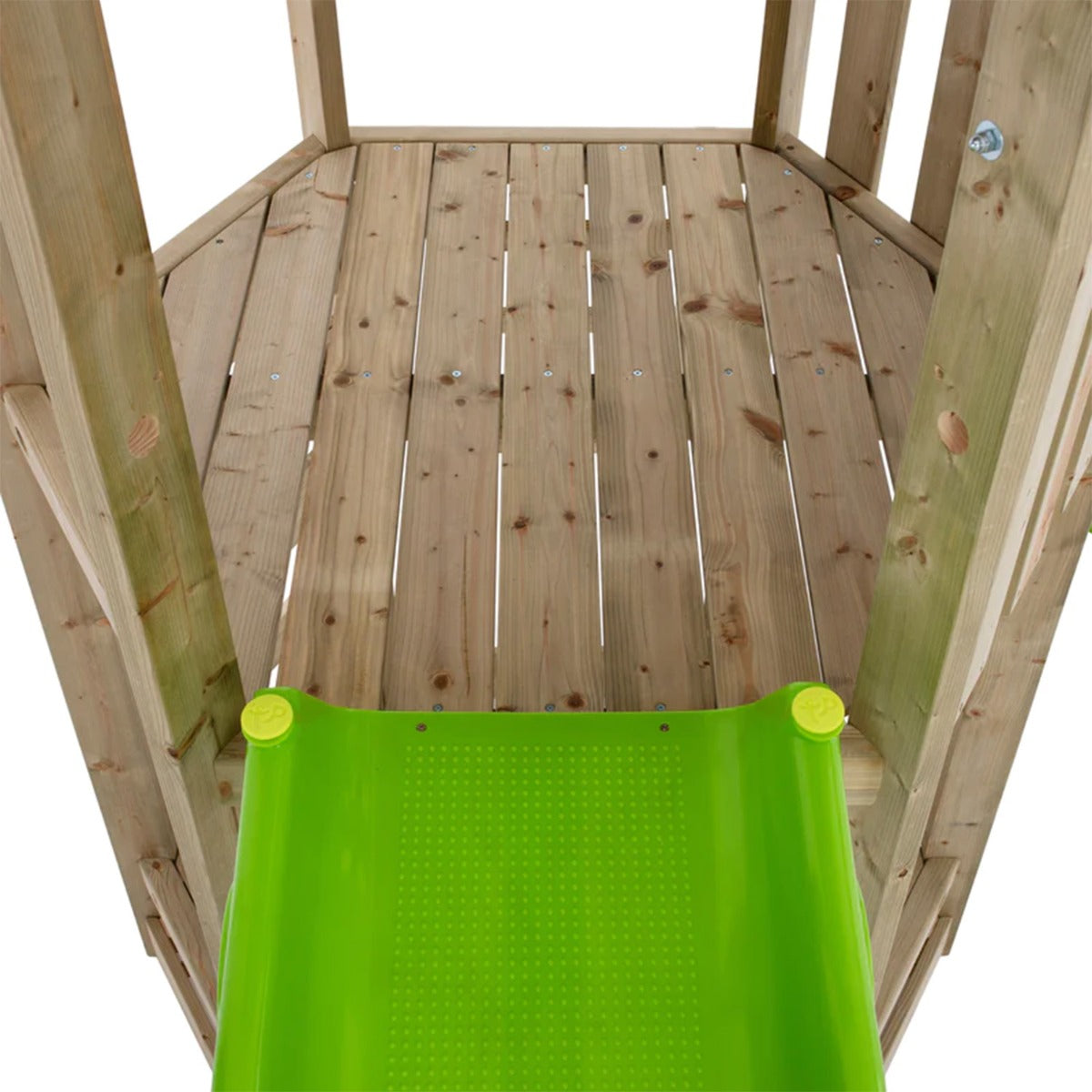 tp Castlewood Beeston Wooden Climbing Frame with Swing Set and Slide