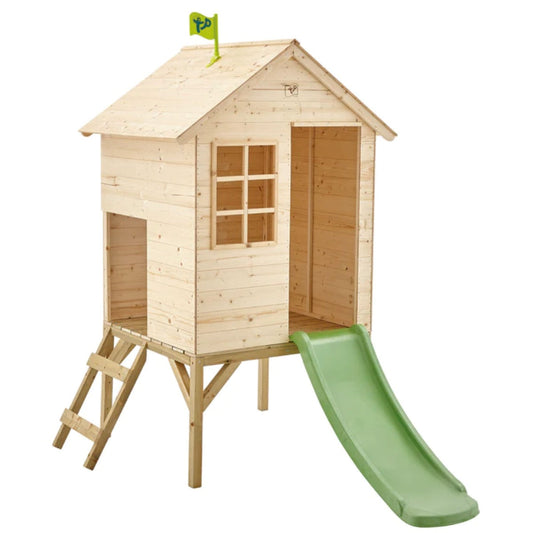 TP Sunnyside Wooden Tower Playhouse with Slide