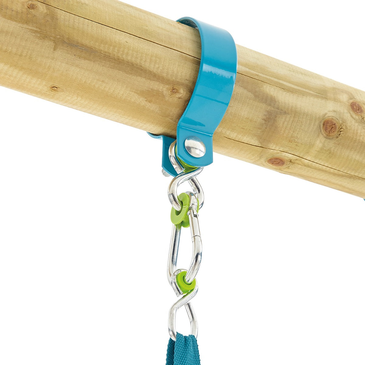 TP Merlin Wooden Compact Swing and 8ft Slide Set