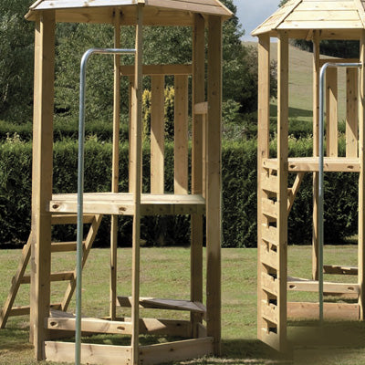 tp Castlewood Tower Wooden Climbing Frame