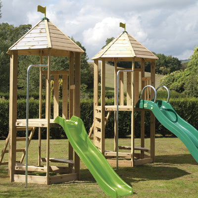 tp Castlewood Tower Wooden Climbing Frame